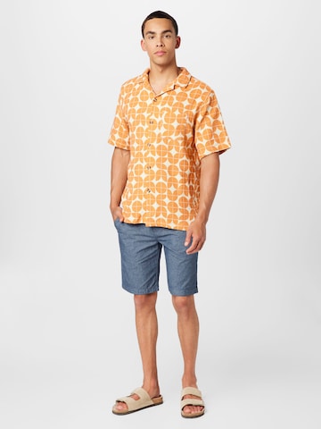 Cotton On Regular Fit Hemd 'Palma' in Orange