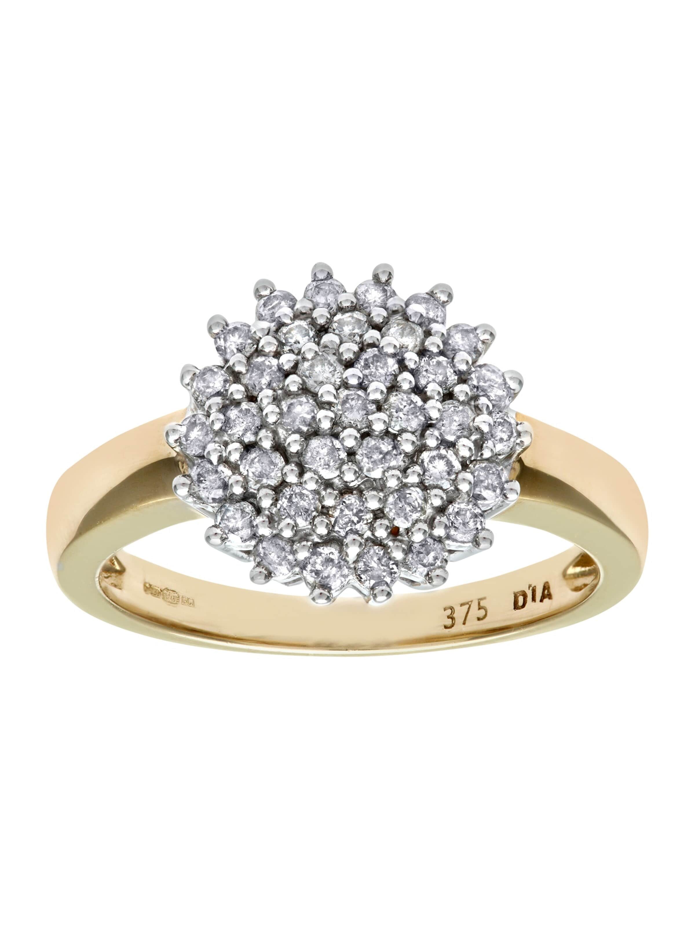 DIAMANT LETERNEL Ring in Gold: front
