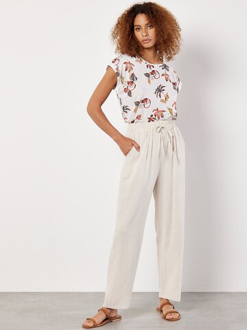 T-shirt Apricot en blanc