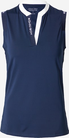 Röhnisch Sporttop 'Abby' in Blauw: voorkant