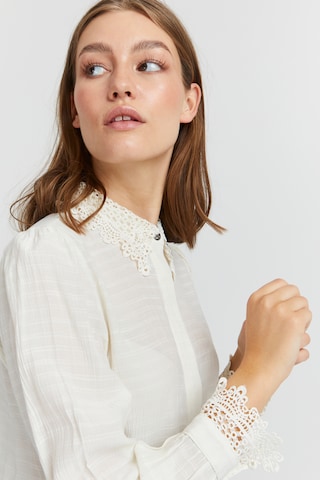 PULZ Jeans Blouse 'CANNY' in White