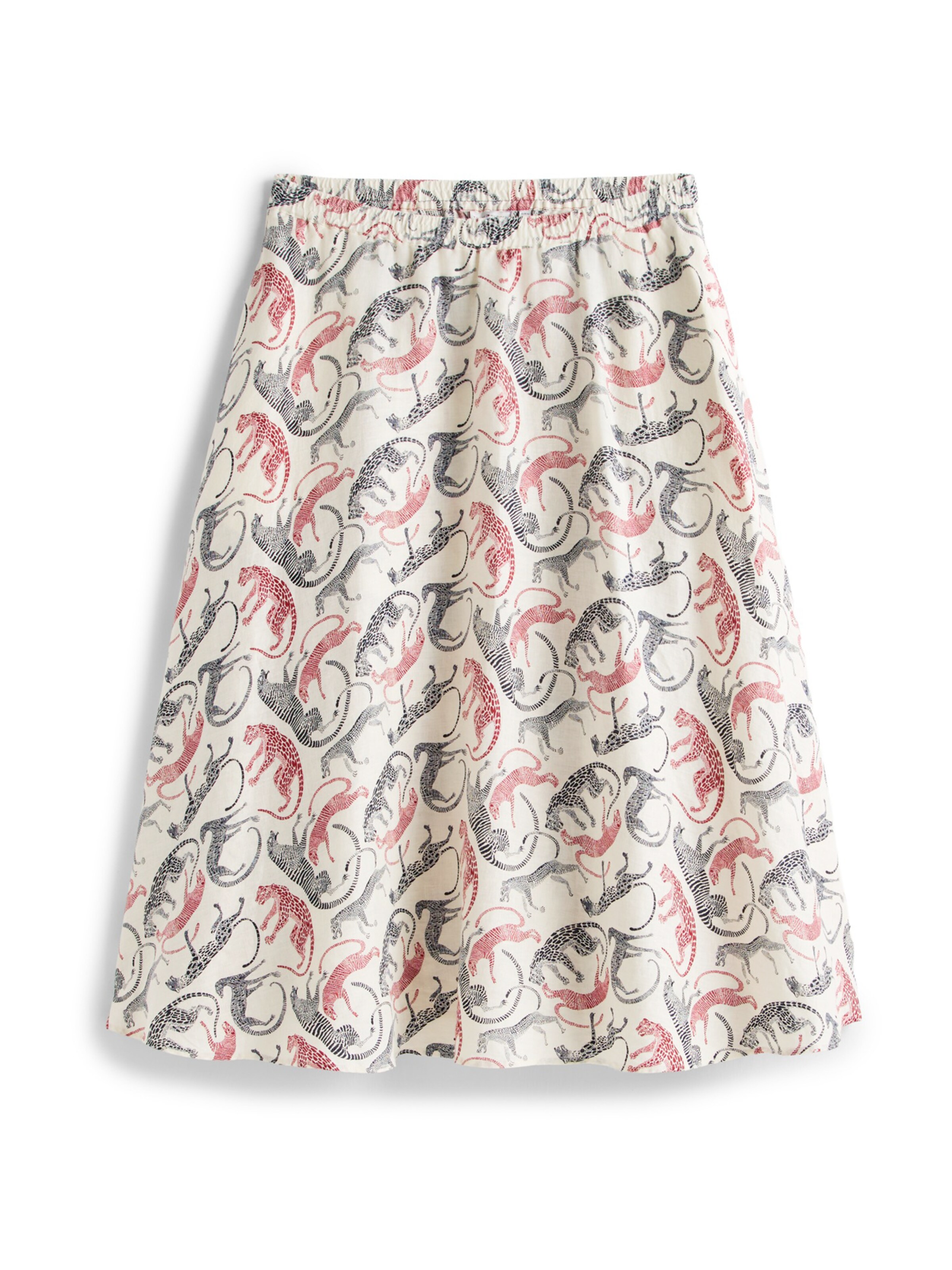 Gonna 'ESS' di Tommy Hilfiger Curve in beige: frontale