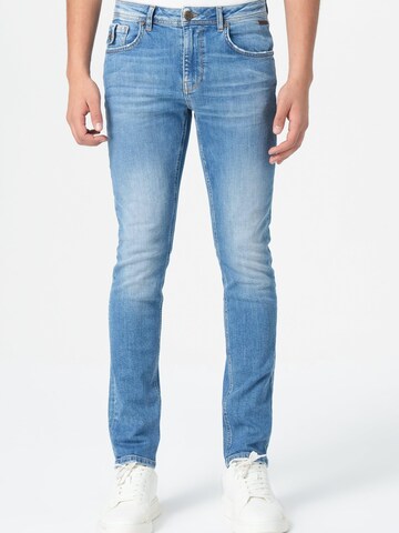 M.O.D MIRACLE OF DENIM Regular Jeans in Blauw: voorkant