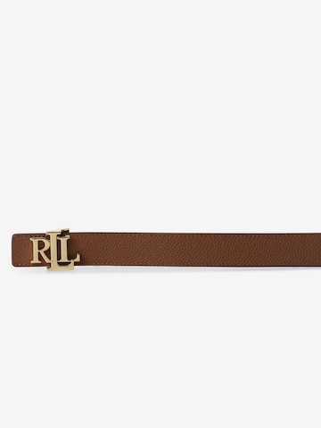 Lauren Ralph Lauren Belt 'REV' in Brown