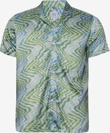 Coupe regular Chemise 'Adan' Campus Sutra en mélange de couleurs : devant