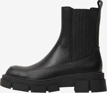 MANGO Chelsea Boots 'dent' in Black: front