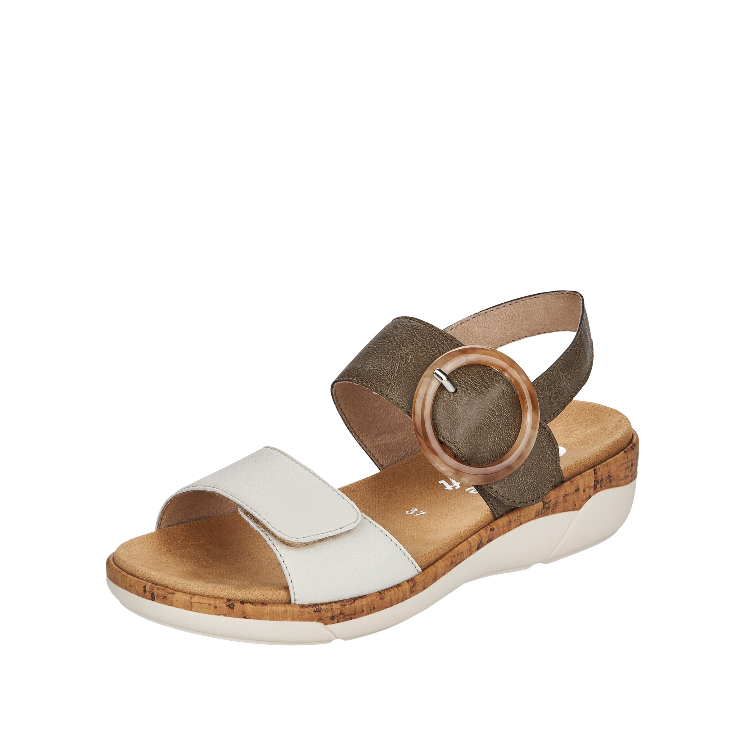 REMONTE Sandals in White: front