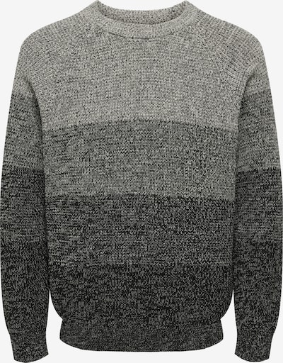 Only & Sons Pulover 'ONSBirk' v velikosti L | temno siva / pegasto siva barva, Prikaz izdelka
