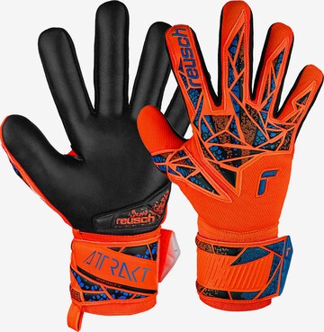 REUSCH Sporthandschoenen 'Attrakt Infinity NC' in Oranje: voorkant