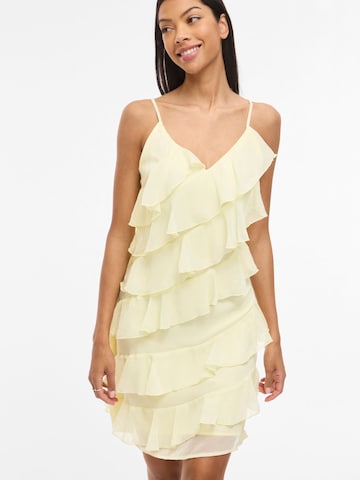 VILA - Vestido de verano 'VILuna' en amarillo: frente