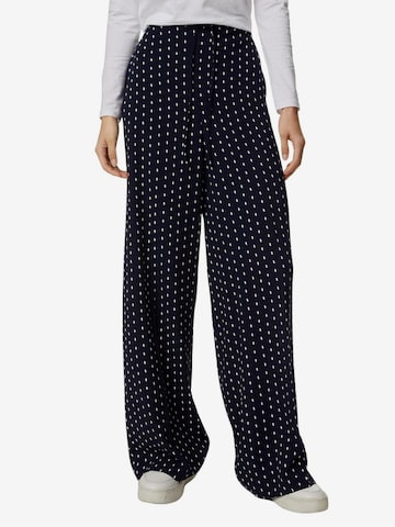 Marks & Spencer Wide leg Broek in Zwart: voorkant