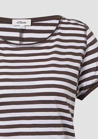s.Oliver T-Shirt in Braun