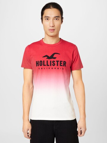 HOLLISTER - Camiseta en rojo: frente