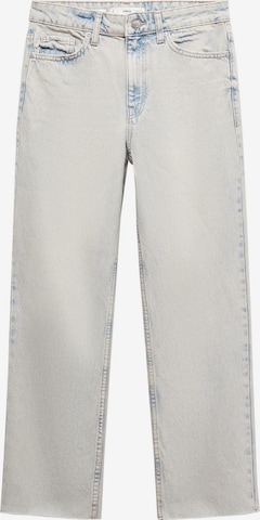 MANGO Regular Jeans 'BLANCA' in Blauw: voorkant