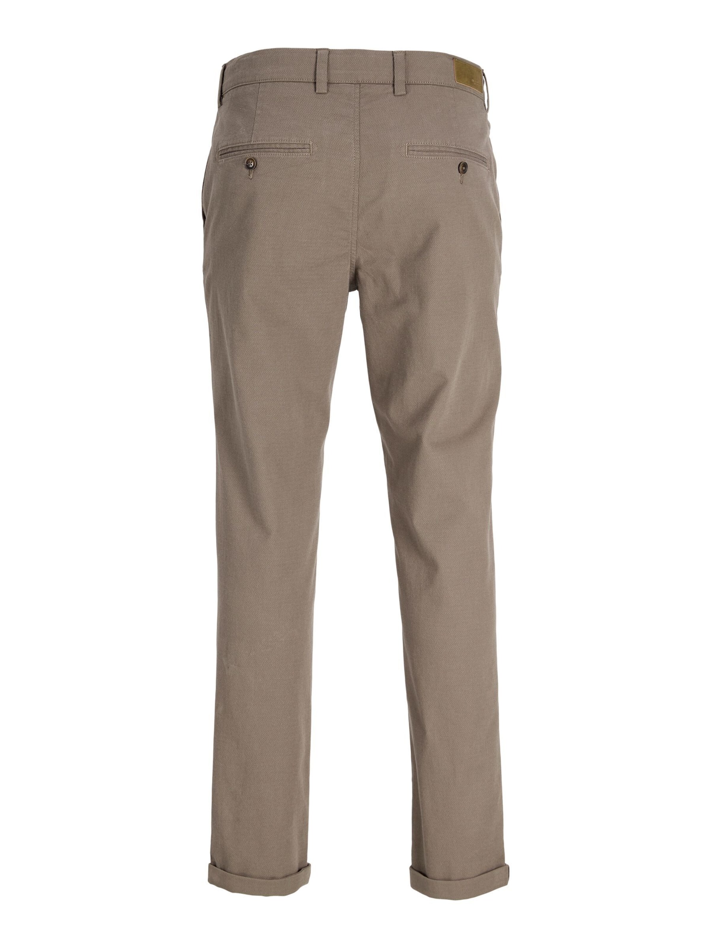 JACK & JONES - Slimfit Pantalón chino 'JPSTMarco JJFury' en marrón