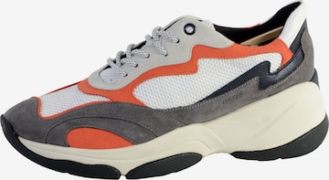 GEOX Sportlicher Schnürschuh in Grau: Vorderseite