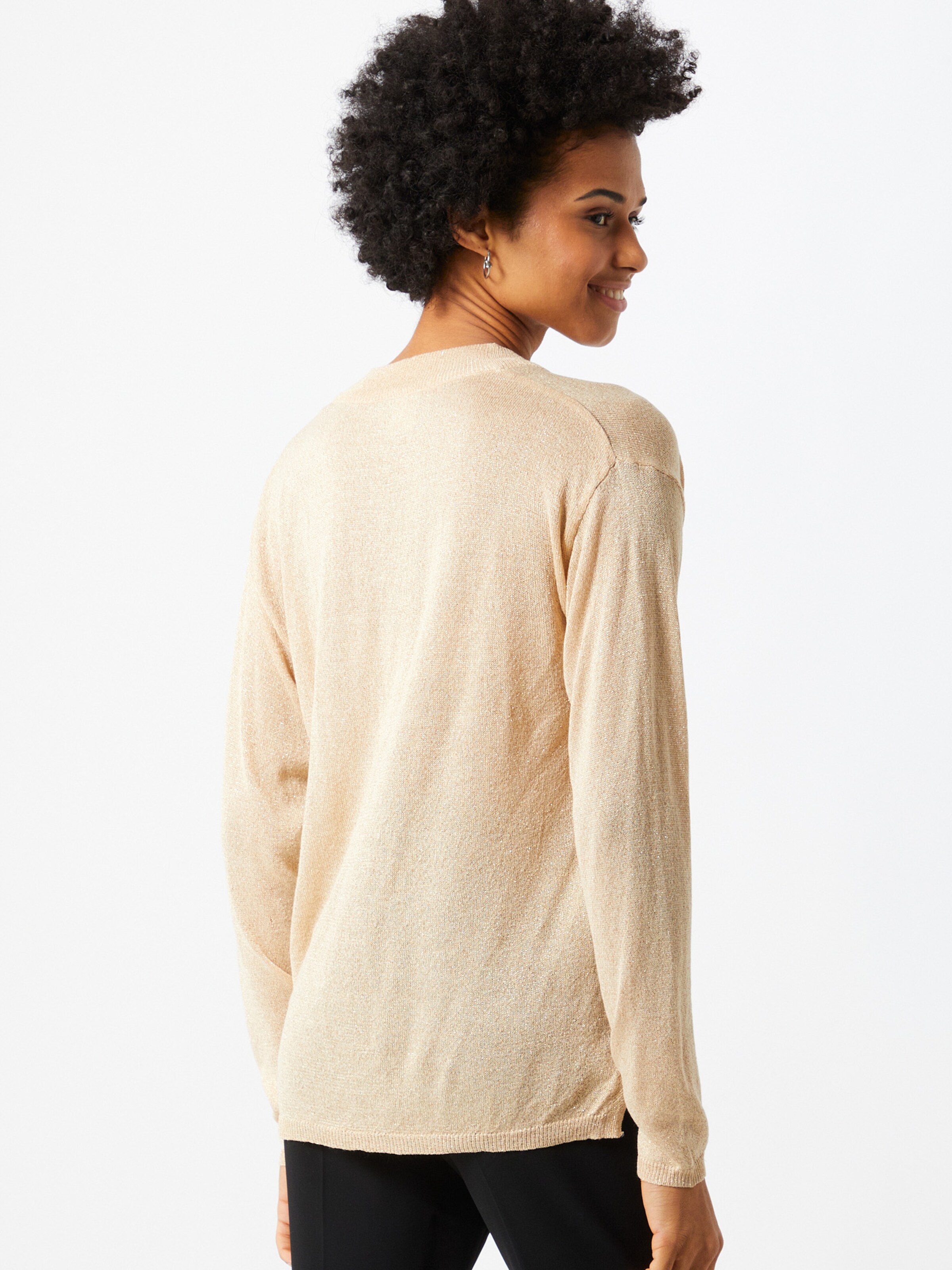 Frauen Pullover & Strick ICHI Pullover in Beige - JU60976 Frauen Pullover & Strick ICHI Pullover in Beige - JU60976
