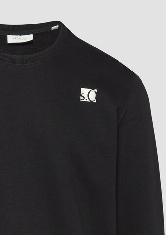 Sweat-shirt s.Oliver en noir