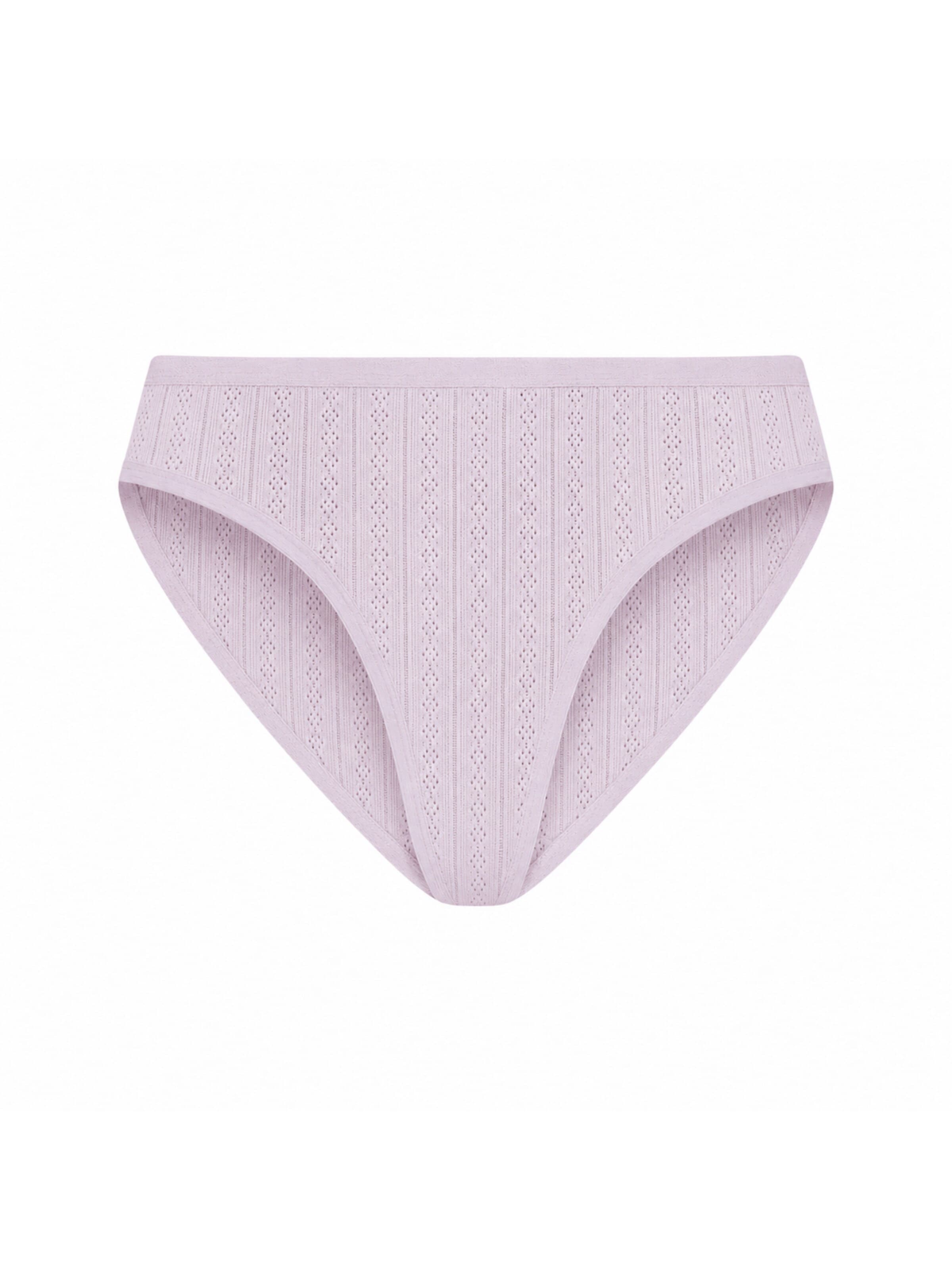 Albero Natur Panty 'Bio-Baumwoll Jacquard Slip' in Purple: front