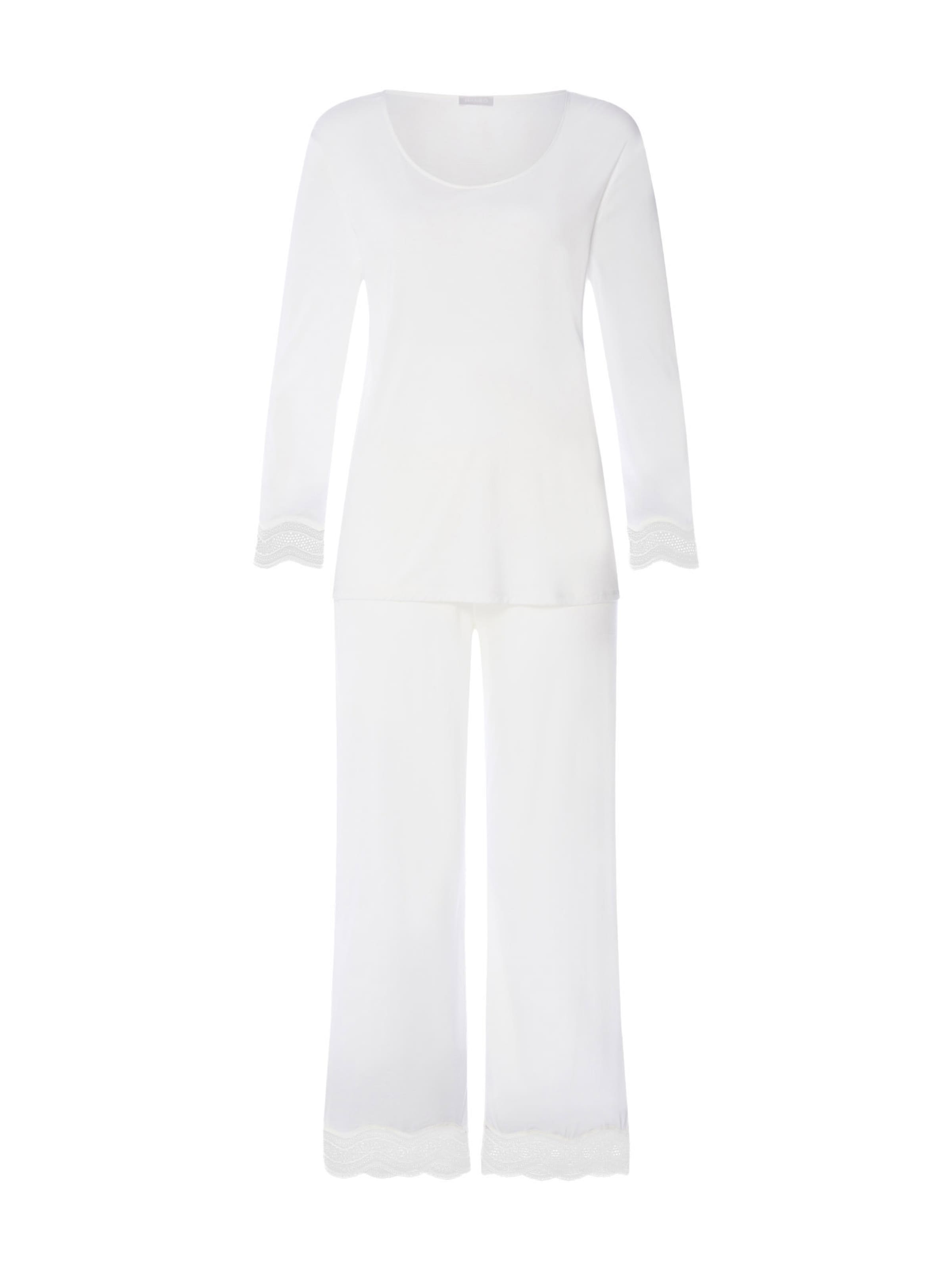 Pyjama ' Cire Nightwear ' Hanro en blanc : devant
