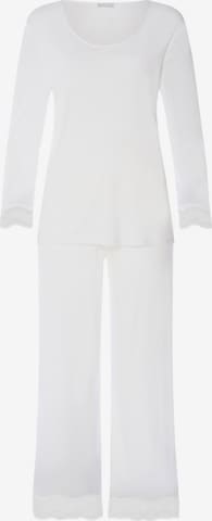 Pyjama ' Cire Nightwear ' Hanro en blanc : devant