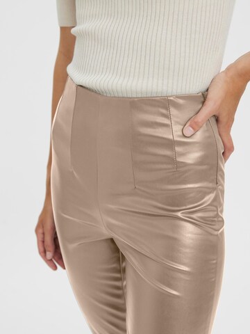 Coupe slim Leggings 'LANA' VERO MODA en marron