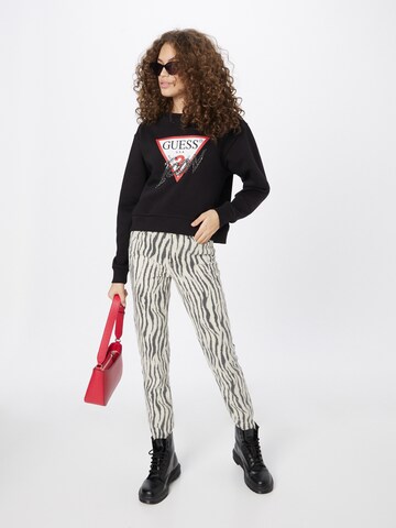 GUESS Sweatshirt in Zwart