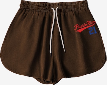 GORHEY Hose 'Lounge Beach Vacation' in Braun: Vorderseite