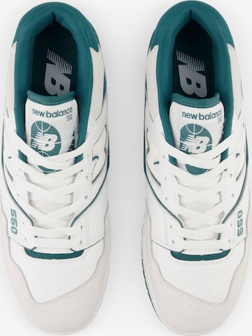 Sneaker bassa '550' di new balance in bianco