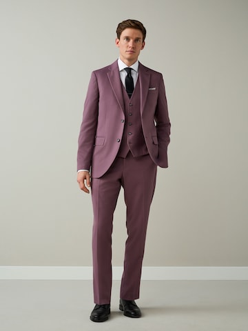 Coupe slim Pantalon à plis Next en violet