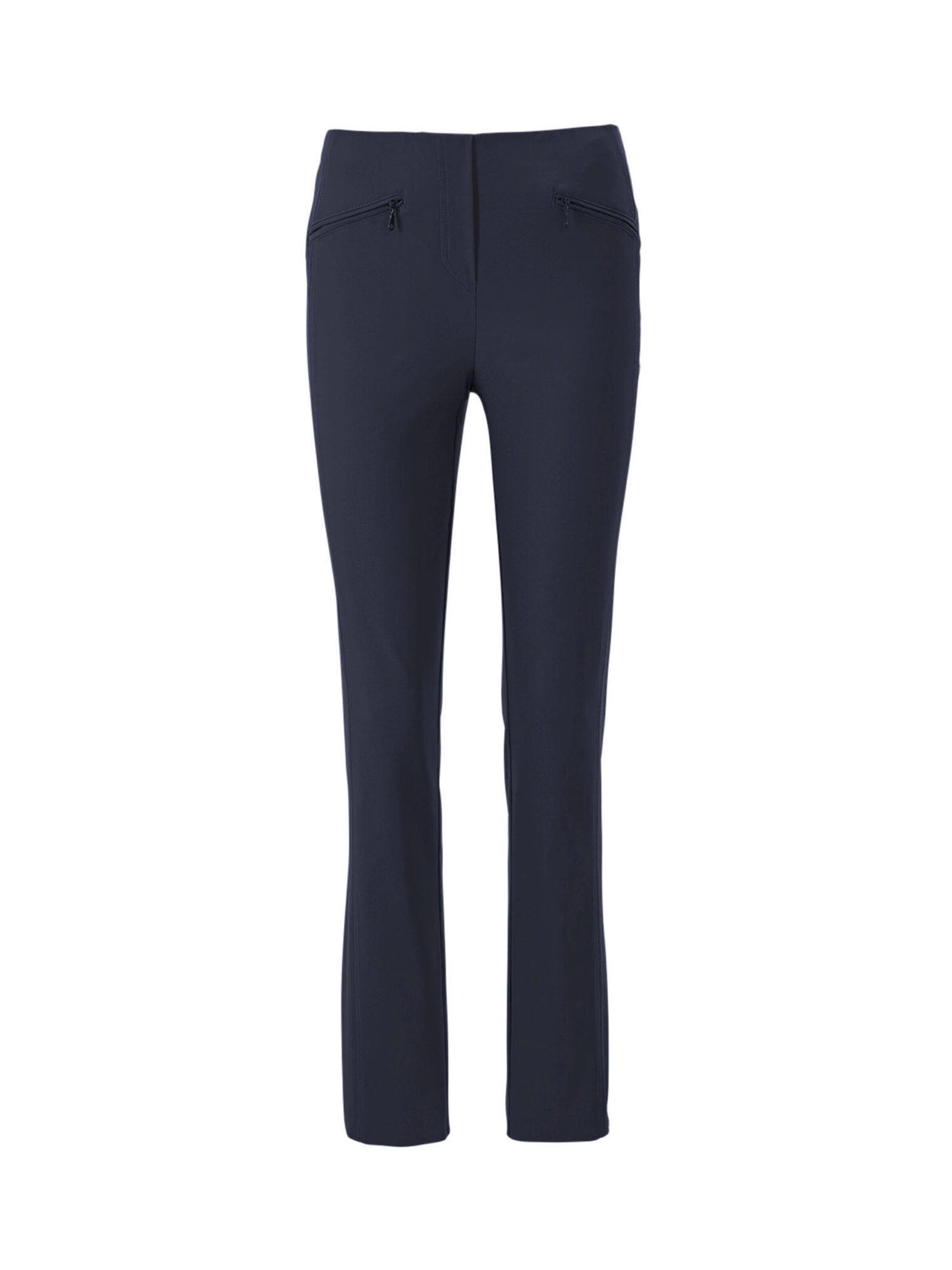Goldner Slim fit Trousers 'Louisa' in Blue: front
