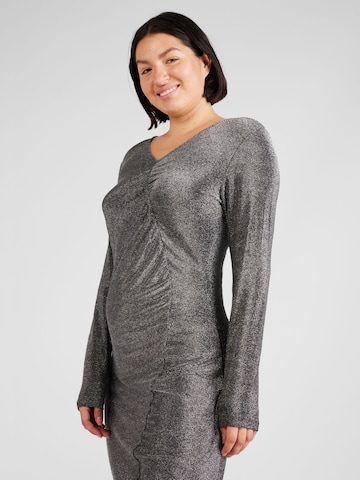 EVOKED Dress in Silver