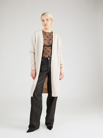 JDY Knit Cardigan 'LIBBY' in Beige: front