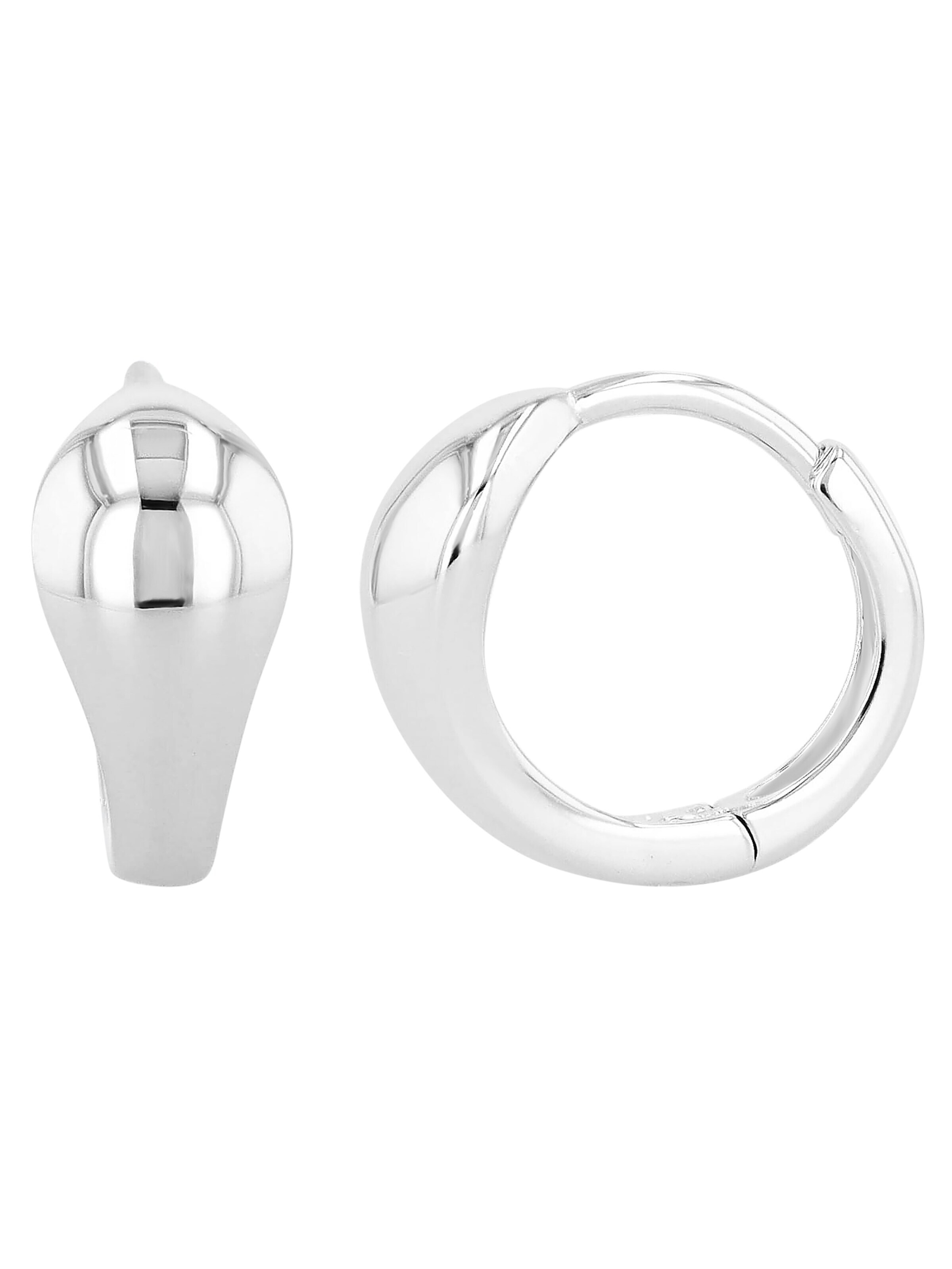 Akzent Earrings '"Nadya" aus 925 Sterlingsilber, rhodiniert, langlebig' in Silver