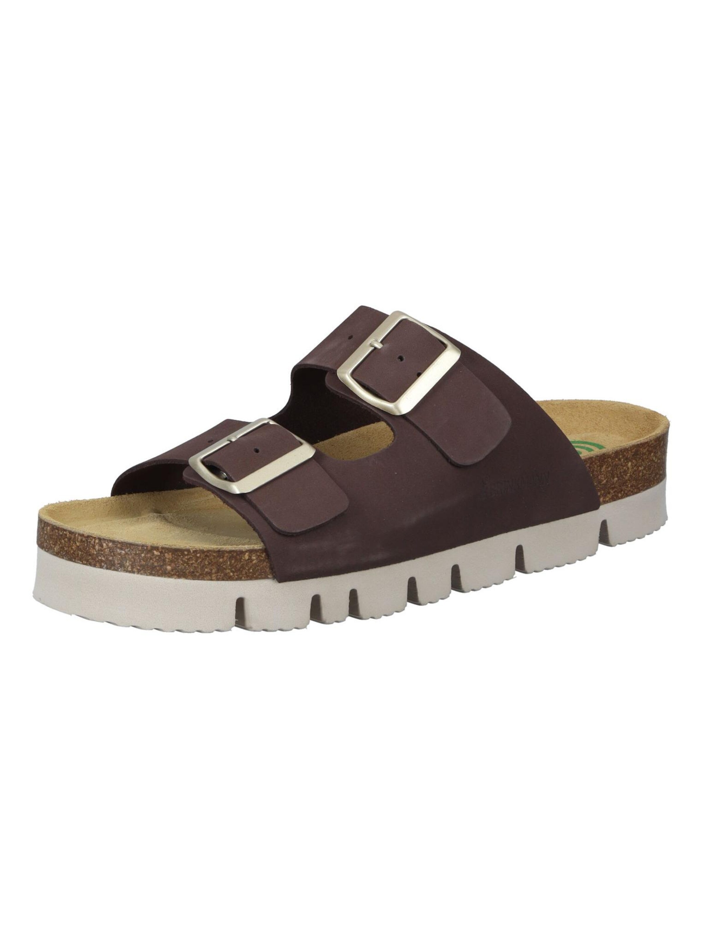 DR. BRINKMANN Mules 'Pantoletten BONILLO' in Brown: front