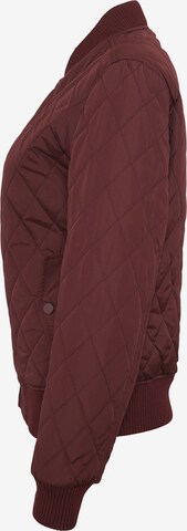 Urban Classics Jacke 'Diamond Quilt' in Rot