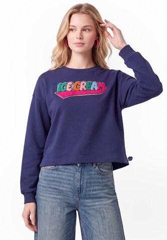 MYMO - Sudadera en azul: frente