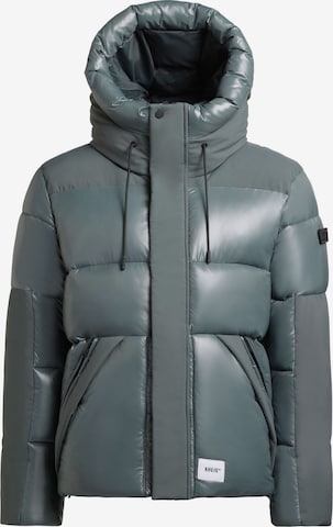 khujo Winterjacke 'Alst' in Grün: Vorderseite