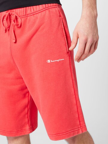 Loosefit Pantalon Champion Authentic Athletic Apparel en rouge