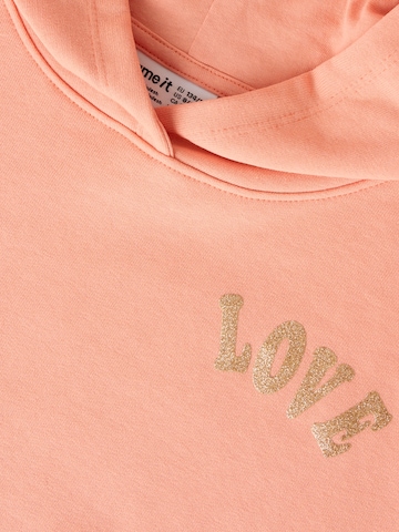 NAME IT Sweatshirt 'NKFKALI' in Orange
