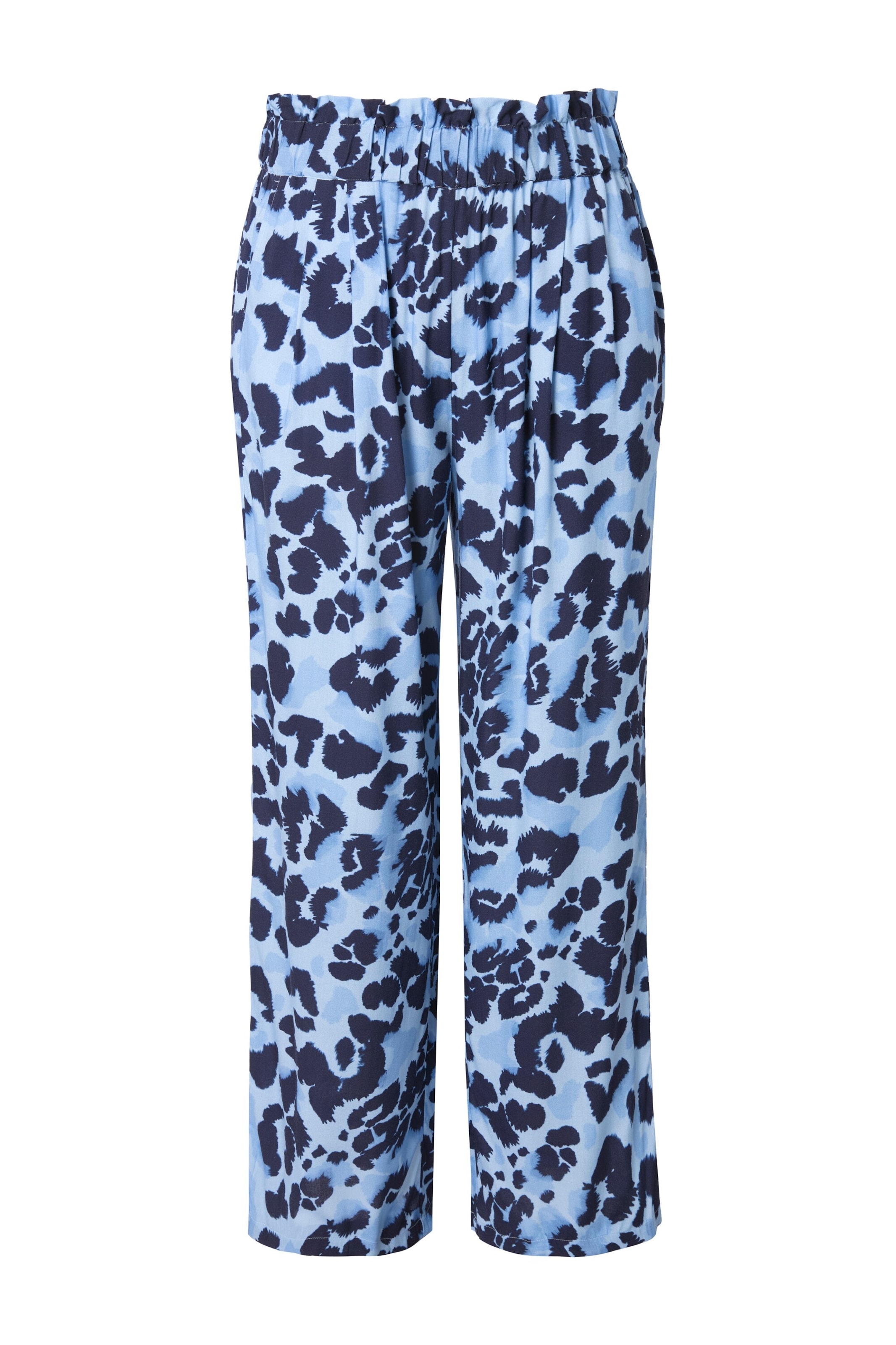 Studio Untold Wide leg Trousers in Blue: front