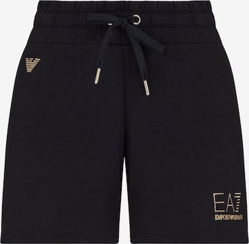 juoda EA7 Emporio Armani Laisvas Kelnės 'Evolution': priekis