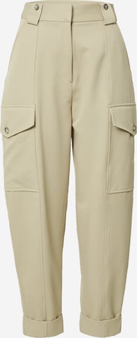 Effilé Pantalon cargo River Island en beige : devant