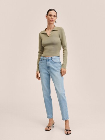 MANGO Regular Jeans i blå