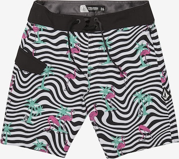 Volcom Regular Sportieve badmode in Wit: voorkant