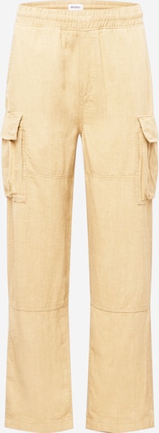 WEEKDAY Regular Cargo trousers 'Joshua' in Beige: front