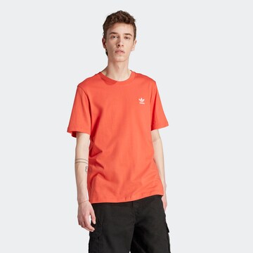 ADIDAS ORIGINALS Shirt 'Trefoil Essentials' in Orange: front