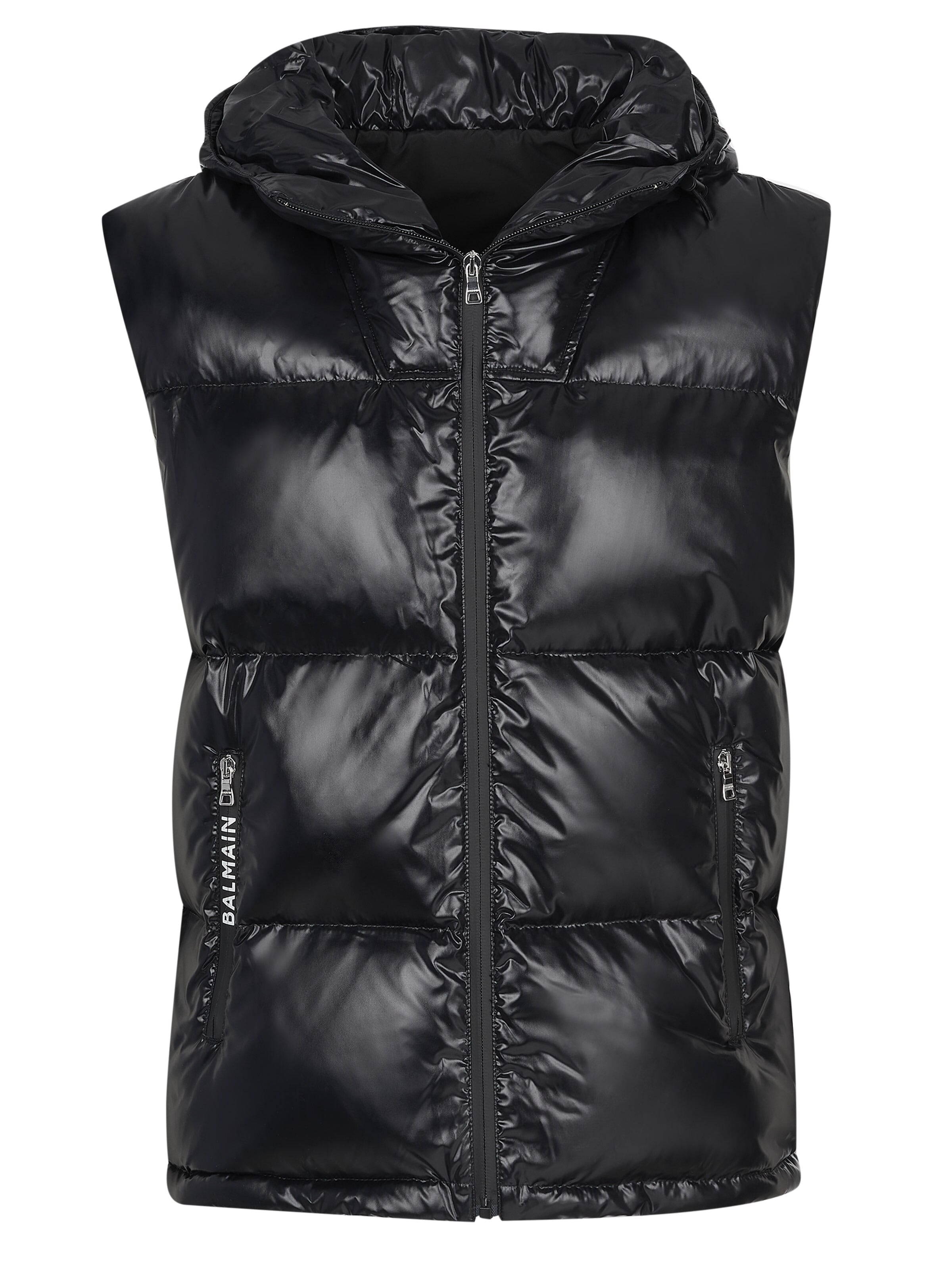 Balmain Bodywarmer 'Balmain Weste' in Zwart: voorkant