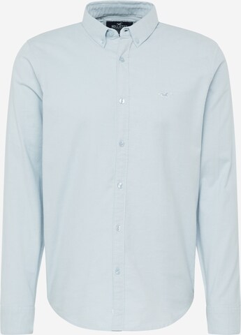 HOLLISTER Business Shirt in Blue: front