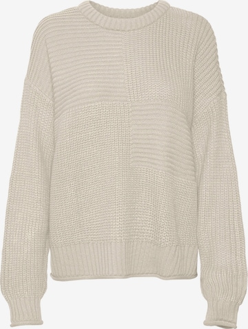 VERO MODA Trui 'VADA' in Beige: voorkant